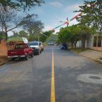 Inauguración de recarpeteo de calles en el Reparto San Juan Distrito 1