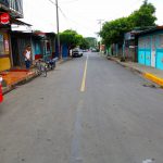 Mejoramiento de calles en el barrio 19 de Julio del Distrito 1 de Managua