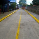 Obra de mejoramiento vial en barrio Jonathan González