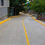 Inauguración de calles en el barrio Memorial Sandino del distrito 1