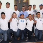 Abanderamiento del equipo de Managua en el Campeonato Nacional de Beisbol Juvenil A