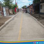 Inauguran obra de mejoramiento vial en barrio costero del distrito 2