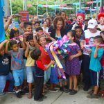 Niñez capitalina celebra la reinauguración del Parque Los Marañones