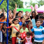 Ambiente de esparcimiento para comunidad del barrio Laureano Mairena