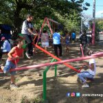 Obras de remoción en el parque comunitario del barrio Los López