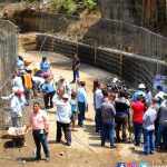 Autoridades edilicias supervisan avance en el revestimiento del cauce La Primavera