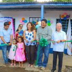 Autoridades entregan vivienda digna número 61 en Villa Belén