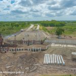 Construcción del puente El Borbollón lleva un avance del 51%