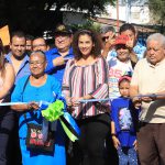 Alcaldesa y población inauguran mejoramiento vial en el barrio Venezuela