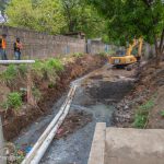 Municipalidad arranca con segunda etapa de revestimiento del cauce Germán Pomares