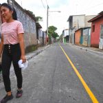 Barrio 14 de Febrero celebra pavimentación de sus calles