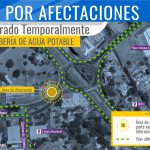 Cierre temporal de vía en la Rotonda Centroamérica, en la intersección con la Pista Solidaridad