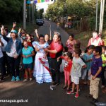 Pobladores de la Comarca Esquipulas estrenan 10 cuadras de calles pavimentadas