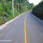Obra de mejoramiento vial en la Comarca San Isidro de la Cruz Verde