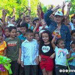 Comunidad de la Comarca Nejapa celebra pavimentación de camino