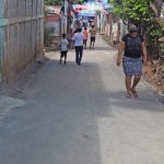 Calles pavimentadas en el barrio Jorge Dimitrov