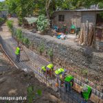 Municipalidad ejecuta tercera etapa del revestimiento en el cauce Germán Pomares