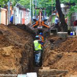 Proyecto de mejoramiento de agua y saneamiento en el barrio Batahola Sur lleva más del 50 por ciento
