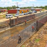 Revestimiento de cauce en Sabana Grande lleva el 82 por ciento de avance