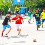 Comuna capitalina realiza liga de fútbol sala con diferen-tes equipos del Distrito II