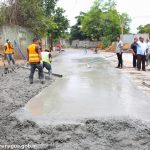 Comuna Capitalina construye en el barrio Óscar Turcios nuevo corredor Vial entre el Distrito I y III