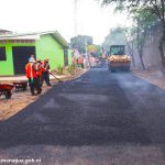 Autoridades capitalinas realizan supervisión de mejoramiento vial en el barrio Hilario Sánchez
