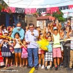 Obras de mejoramiento vial y drenaje sanitario a familias de Santa Ana