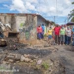 Comuna Capitalina trabaja en la pavimentación de calles del barrio Georgino Andrade