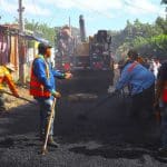 Se inicia la construcción de 10 cuadras de calles en el barrio Germán Pomares