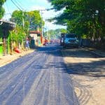 Autoridades de Managua visitan proyecto de mejoramiento vial en el Distrito VI