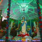 Iluminada la Avenida de Bolívar a Chávez con los altares en honor a la Concepción de María