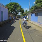 Calles pavimentadas en el barrio Enrique Smith del Distrito VII
