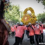 Réplica de Santo Domingo de Guzmán recorre junto a promesantes los barrios de los Distritos VI y VII