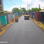 Cuatro cuadras se revisten en el barrio Waspán Norte del Distrito VI