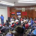 Trabajadores sindicalistas sostienen encuentro en conmemoración de las Fiestas Patrias