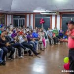 Mujeres y hombres líderes de los distritos satisfechos con propuestas y compromisos de trabajo