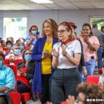 Trabajadores y estudiantes de la Universidad Nacional Agraria respaldan a candidatos de la Alianza FSLN, Unida Nicaragua Triunfa en Managua