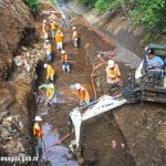 Reforzamiento de talud en cauce El Arroyo del barrio Altagracia