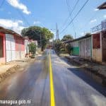 Siete calles del barrio Tierra Prometida reciben revestimiento asfáltico