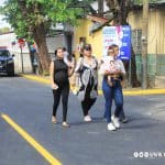 Pobladores del barrio Rigoberto López Pérez celebran obra de mejoramiento vial