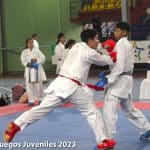 Jóvenes demuestran sus habilidades en competencia de Karate en los Juegos Juveniles Managua 2023