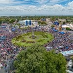 Folclore y devoción en la tradicional dejada de Santo Domingo