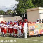 Autoridades capitalinas inauguran la Décima Liga Federada de Béisbol Menor