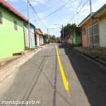 Gobierno Sandinista pavimenta 11 cuadras en el barrio Laureles Norte