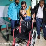 Adultos mayores y personas con discapacidad reciben en buen momento sus medios auxiliares