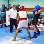 Pugilistas de las academias se impusieron en emocionante velada boxística