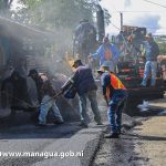 Obras de pavimentación en barrios del Distrito VI en la recta final