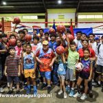 Entrega de materiales deportivos a más de 150 jóvenes atletas en Managua