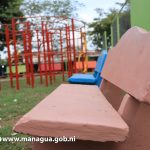 Autoridades edilicias supervisan rehabilitación del Parque Omar Torrijos
