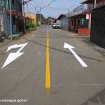 Familias del barrio 8 de Marzo dan la bienvenida a sus calles pavimentadas
